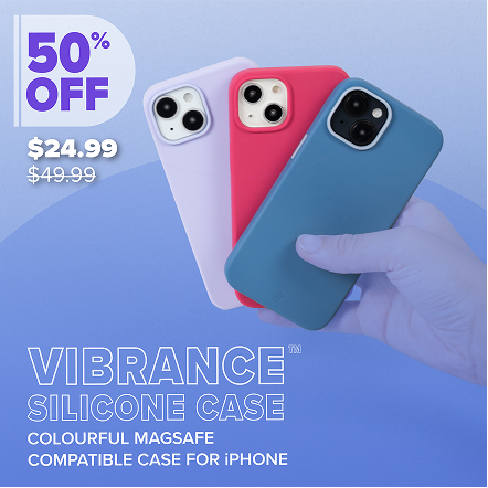 Smartphone positioned on a stand while a person uses the device.