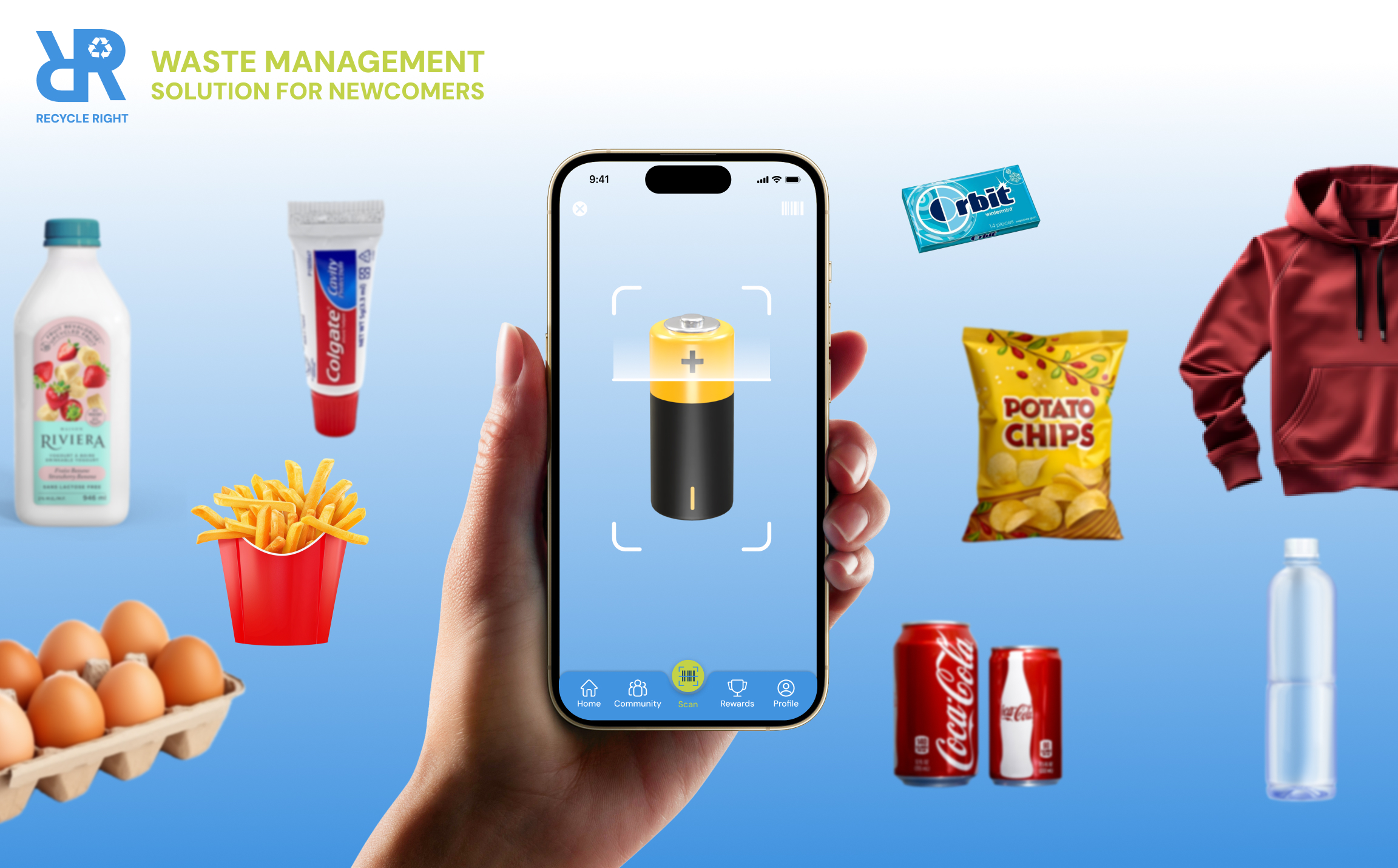 recycle right mobile application image